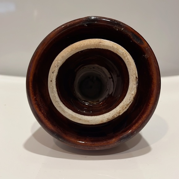 Antique Telegram Insulator- Ceramic Brown - Picture 8 of 8